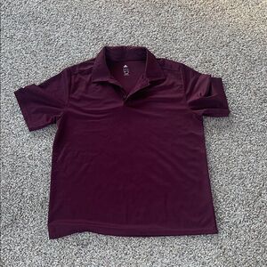 adidas Deep Burgundy Polo Shirt